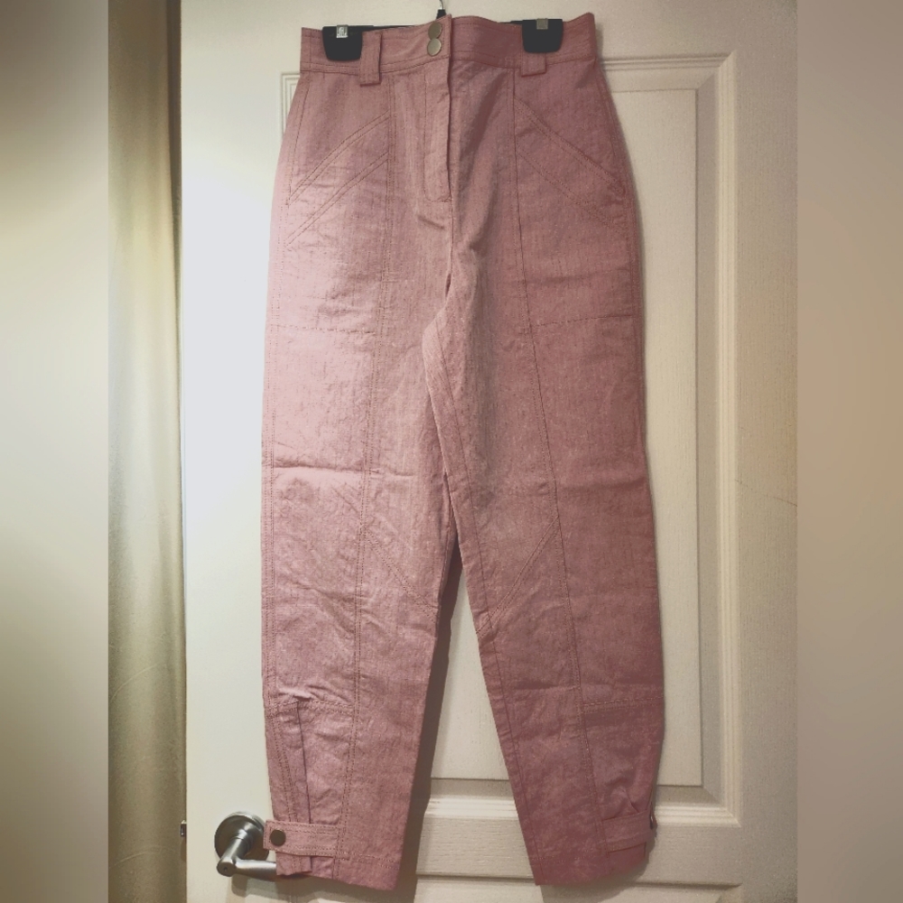 Rebecca Taylor Textured Cotton Pant